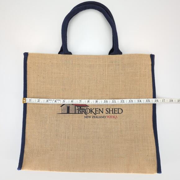 Broken Shed Vodka Eco Friendly Large Reusable Unisex Jute Shopping Bag/Tote NEW - Picture 8 of 13